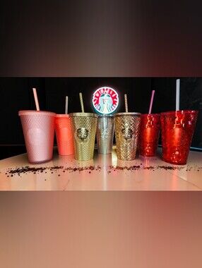 7 Starbucks Studded Grande Cold Cup Collection- CHOOSE 1